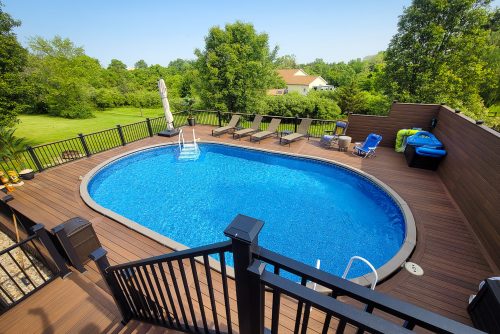 Deck with Pool