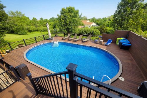 Deck with Pool